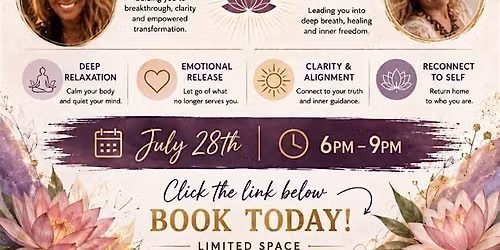 Journey back to You, A Breathwork and transformational coaching experience