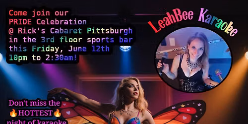 PRIDE Karaoke Celebration @ Rick's Cabaret Pittsburgh! 