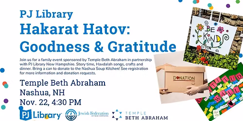Hakarat Hatov: Goodness & Gratitude