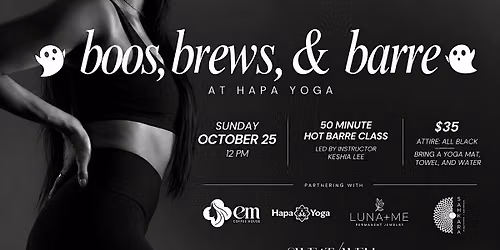 Boos, Brews & Hot Barre