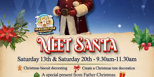 \ud83c\udf85\u2728 MEET SANTA IN HIS MAGICAL GROTTO \u2728\ud83c\udf85 At Imagiantion Fascination!