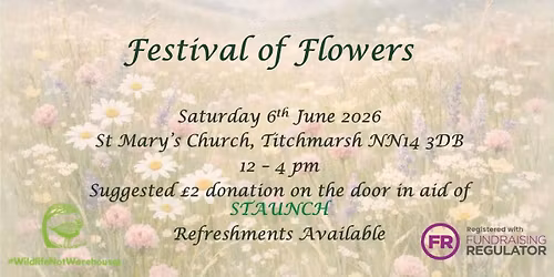 Wellies not Warehouses Festival of Flowers