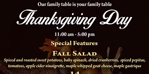 Thanksgiving at The District 