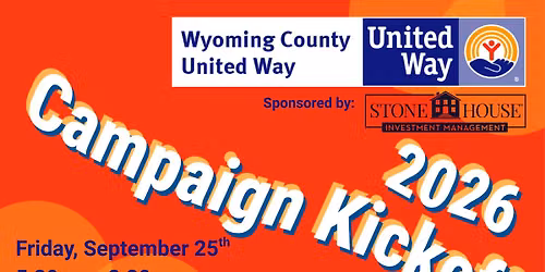 Wyoming County United Way 2026 Campaign Kick Off