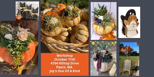 Pumpkin Succulent Workshop 