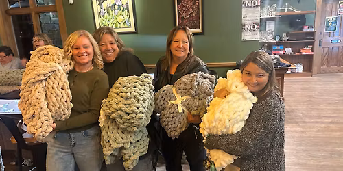 *SOLD OUT* Beautiful Chunky Knit Blanket Workshop!