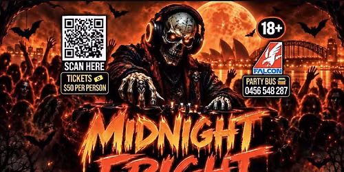 Midnight Fright Halloween Party Bus