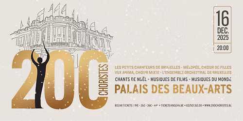 Concert Bozar | 200 choristes !