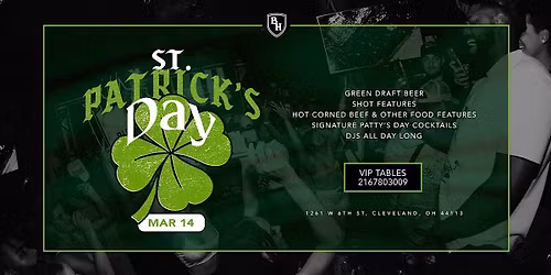 St. Patricks Day Saturday!
