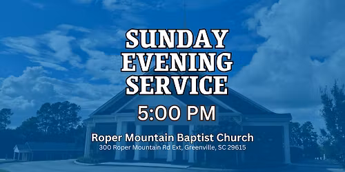 Sunday Evening Church Service