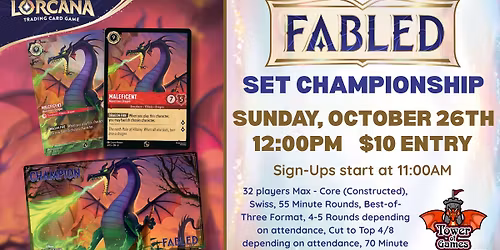 Lorcana | Fabled - Set Championship