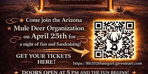 Arizona Mule Deer New River Banquet