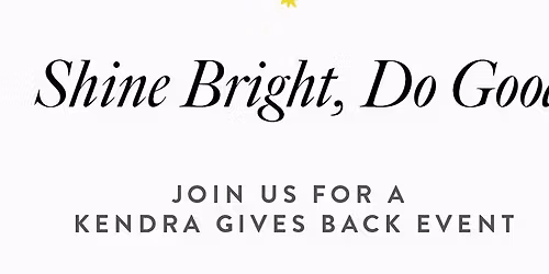 NRP + Kendra Scott SIP, SHOP & SUPPORT!