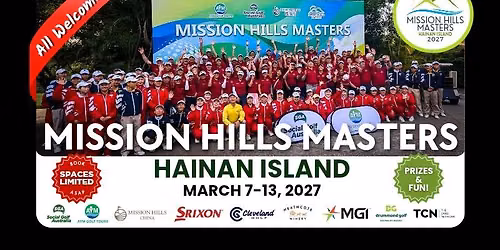 2027 Mission Hills Masters - Hainan Island