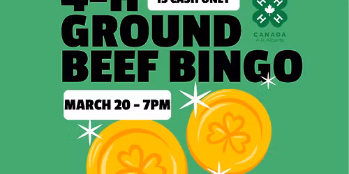 4-H Ground Beef Bingo 🍀