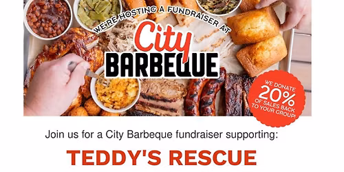 City Barbeque\/ Teddy's Rescue- Dine for the Paws