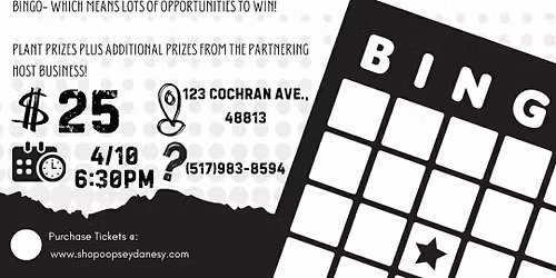 Plant Bingo With Oopsey Danesy Floral Boutique 