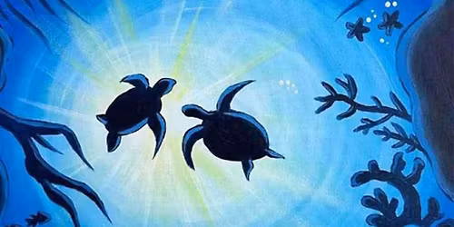 Paint and Sip - Deep Sea Turtle