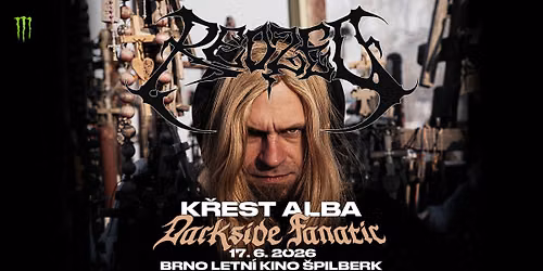 K\u0159est alba DARKSIDE FANATIC - Redzed - Brno, Letn\u00ed kino \u0160pilberk