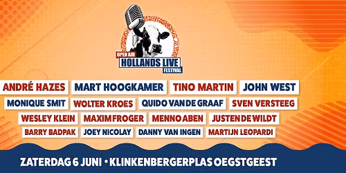 Hollands Live Aan De Klinkenbergerplas 2026