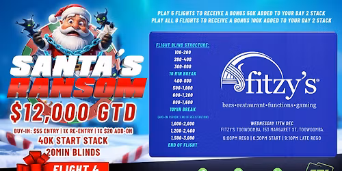 Santa's Ransom $12,000 GTD Flight 4