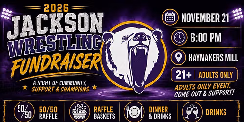 Jackson Wrestling Fundraiser at Haymaker\u2019s Mill