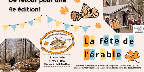 La f\u00eate de l'\u00e9rable \ud83c\udf41 (4e \u00e9dition)