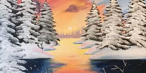 Warm Winter Lake-Paint Party