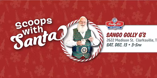 Clarksville - Scoops with Santa