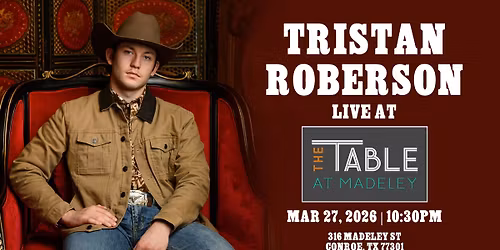 Tristan Roberson LIVE at The Table at Madeley