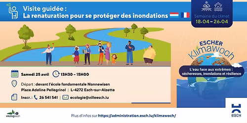 Viside guid\u00e9e: La renaturation pour se prot\u00e9ger des inondations