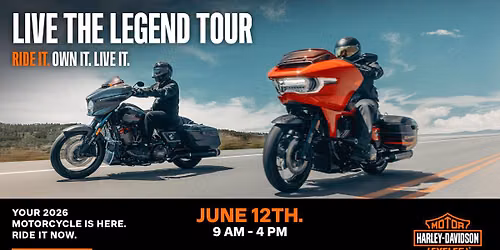 2026 Live the Legend Tour - Kingston Harley-Davidson\u00ae