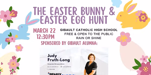 Easter Bunny & Egg Hunt at Gibault! 