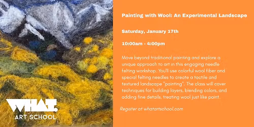 Painting with Wool: An Experimental Landscape