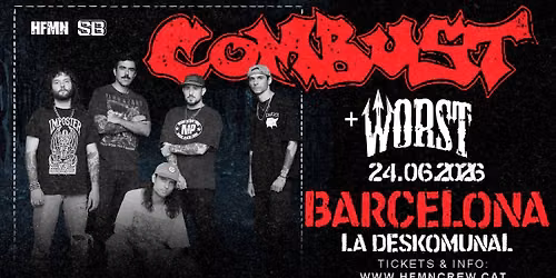 Combust (24\/06\/2026) BARCELONA @ La Deskomunal