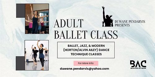 Adult Ballet Class
