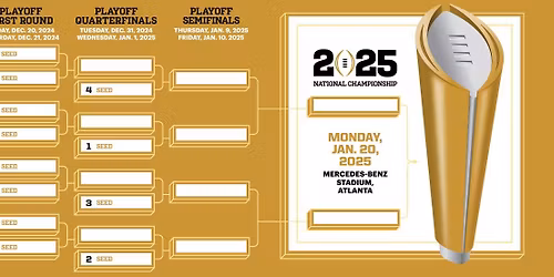 College Football Playoffs: First Round - Texas Longhorns vs. TBD - (Date: TBD - If Necessary)