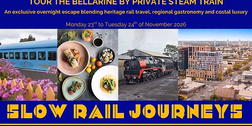 Tour the Bellarine by Private Steam-Hauled Train