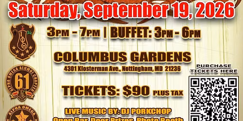 Alpha Omega Alumni Chapter 40th Annual Crab Feast