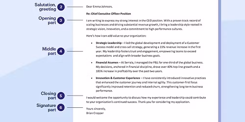 The Cover Letter