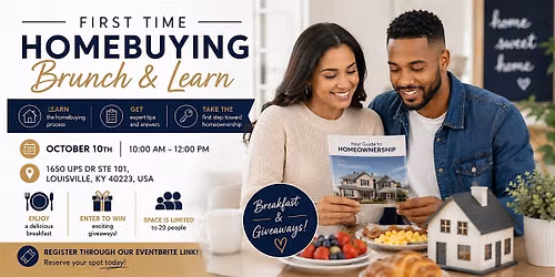 First time Homebuying Seminar Brunch & Learn