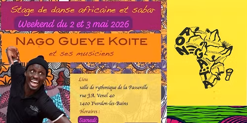 Stage de danse djembe et sabar 