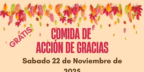 Platos de Comida de Acci\u00f3n de Gracias - GRATIS