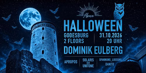 Burg-Halloween mit Dominik Eulberg, Apropos, Solarisb2bUnitone, Spannung_Loesung und Danito