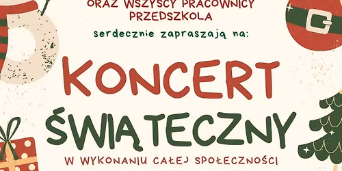Koncert \u015awi\u0105teczny w wykonaniu Wszystkich Przedszkolak\u00f3w