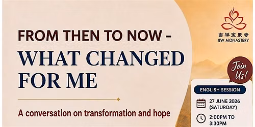 From Then to Now \u2013 What Changed for Me