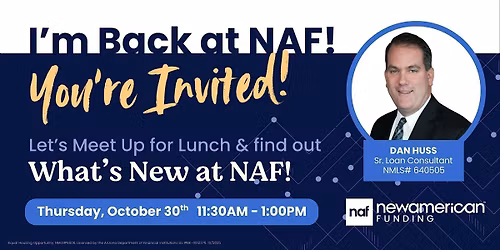 Pre- Holiday Lunch & Learn: What's New at NAF!