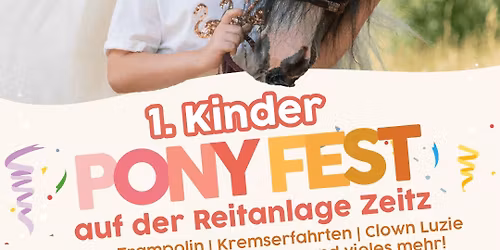 1. Kinder-Pony-Fest Zeitz