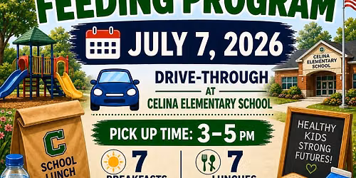 Free Meals Pickup July 7th, 2026 (Summer Feeding Program)