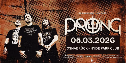 PRONG - EUROPEAN TOUR 2026